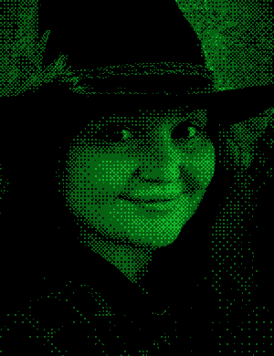 Maycie Schultz, terminal phosphor portrait
